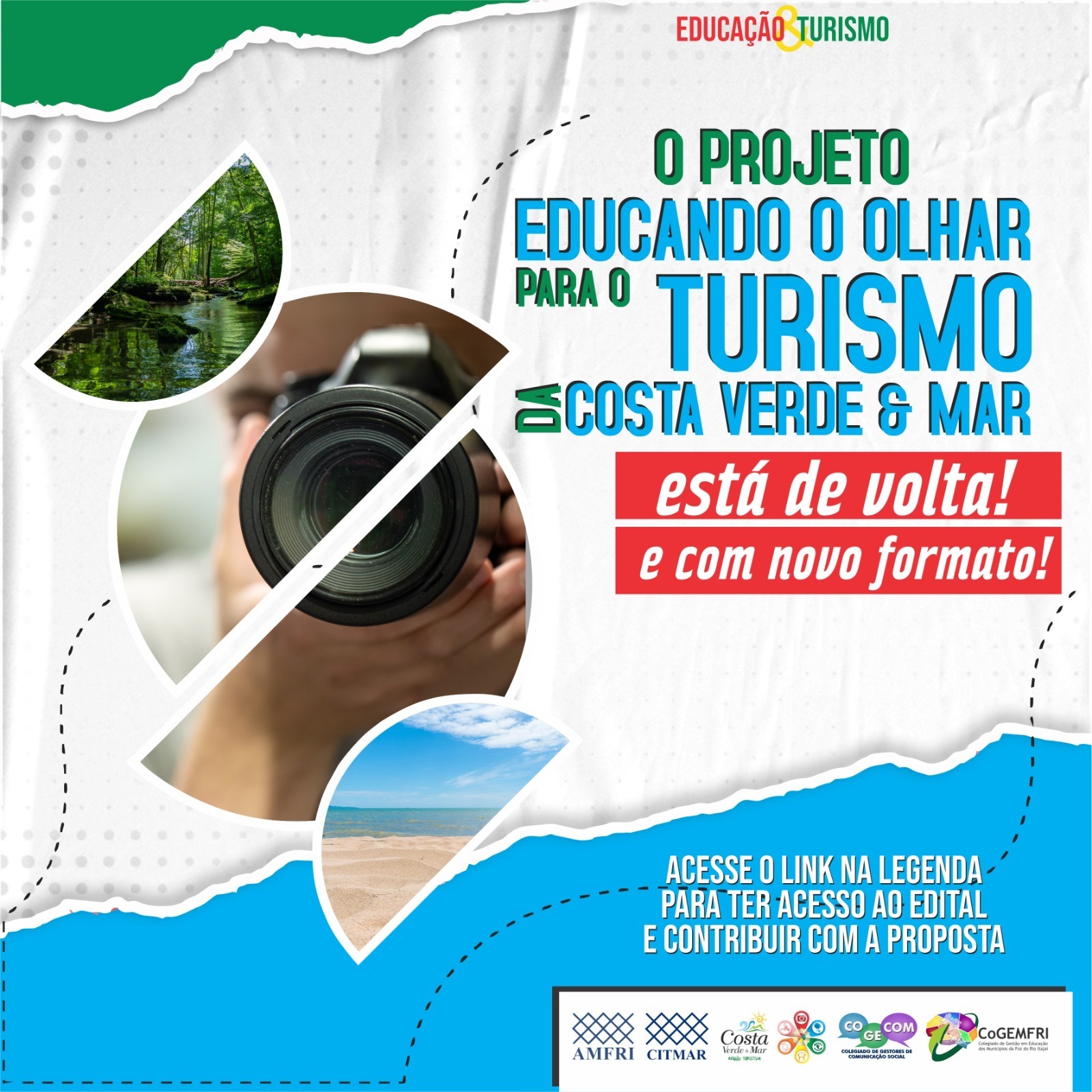 You are currently viewing Educando o olhar para o turismo da Costa Verde e Mar